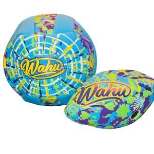 Wahu All-Purpose Ball 6.5" & Mini Beach Football 7" Neoprene Waterproof Pool Lot